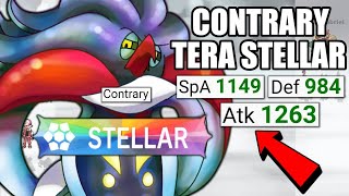 STELLAR TYPE CONTRARY MALAMAR IS BROKEN POKEMON SCARLET AND VIOLET  POKEMON SHOWDOWN [upl. by Ruder445]