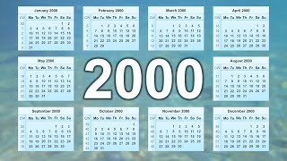 Calendar 2000 [upl. by Ladd]