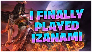 I FINALLY PLAYED IZANAMI  S11 SMITE RANKED [upl. by Aymik827]