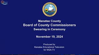 2024 Manatee Board of County Commissioners Swearing in Ceremony [upl. by Rrats]