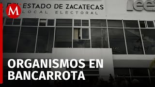 OPLE llega al borde de la insolvencia en Zacatecas necesita 16 mdp para operar el resto del año [upl. by Jerrold]