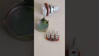 What is inside the B100k Volume Control break and open Potentiometer [upl. by Oiretule]