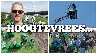 Met HOOGTEVREES bijna 20 meter de lucht in 😅😅  Boer Gerrit vlogt [upl. by Boles]