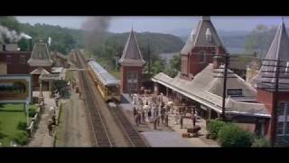 1968 Garrison Train Station scenes from Hello Dolly across river from West Point NY [upl. by Goulet]