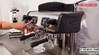 EXPOBAR ZIRCON DOUBLE GROUP ESPRESSO COFFEE MACHINE IN INDIA  EXPOBAR INDIA WARRANTY amp REPAIR [upl. by Eelyma]