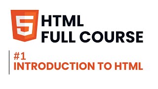 HTML Introduction  HTML Full Course for Beginners in Urdu  Hindi [upl. by Tebzil206]