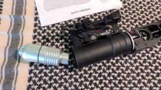 DesertFox Airsoft Gear Review Lancer Tactical AK Grenade Launcher [upl. by Mccall]