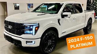 2024 F150 PLATINUM FaceLift STAR WHITE METALLIC TRICOAT Equipment Group 702A [upl. by Nomzzaj59]