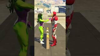 GTA V super hero Slap battle Shorts gta5 shorts [upl. by Glantz]