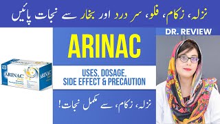 Dr explains ARINAC FORTE Tablet  Uses  Side Effects  Flu Headache Fever Tablet  UrduHindi [upl. by Lraed]