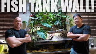 HOW TO build the ultimate paludarium  A Vivarium WITH FISH TANK aquarium [upl. by Rehpinej]