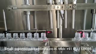 Automatic Servo Based Liquid Filling  Digital Liquid Filling [upl. by Anneirda]