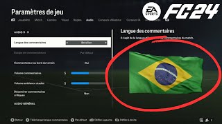 FC 24 TUTO  COMMENT CHANGER LA LANGUE DES COMMENTAIRES [upl. by Ielarol445]