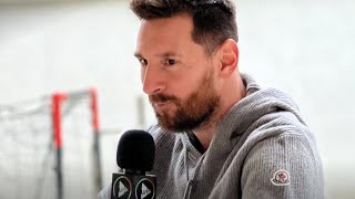 Messi Interview  On what it means to win World Cup Wout Weghorst clash Louis Van Gaal argument [upl. by Barbour]