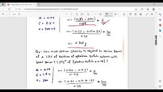 Ceutics 1  cryoscopic amp Nacl eqivalent method calculation [upl. by Rush90]