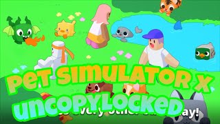 PET SIMULATOR X UNCOPYLOCKED NEW WORKING [upl. by Hackathorn524]