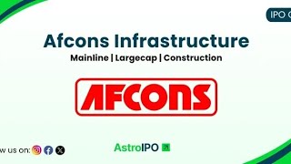 Afcons IPO Listing Day Strategy  Afcons Infrastructure limited IPO Hold or sell  Market Research [upl. by Atnauqal]