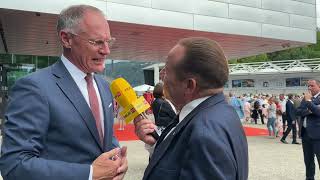 Bregenzer Festspiele Innenminister Gerhard Karner zu seiner quotPremierequot [upl. by Ennywg]