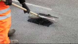 How to Repair Potholes for Good with Ultracrete Permanent Pothole Repair [upl. by Inoy]