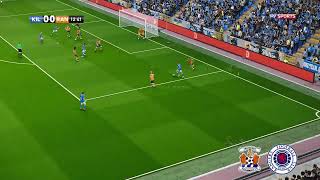 Kilmarnock vs Rangers Highlights  Scottish Premier League 202324  PES 21 [upl. by Ielarol9]