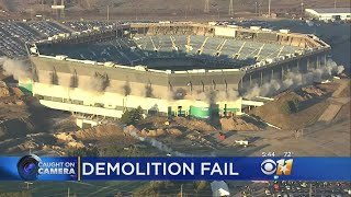 Pontiac Silverdome In Detroit Still Stands After Demolition Attempt [upl. by Sitruk907]