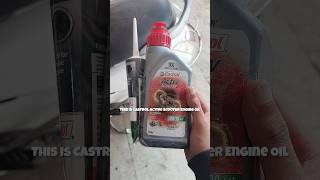 Castrol Activ Scooter engine oil and gear oil combo pack automobile engineoil castroloil shorts [upl. by Marquis]