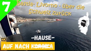 Korsika mit Wohnmobil Teil7 Nachhause über den Alpen und dem Elsass [upl. by Evilo]