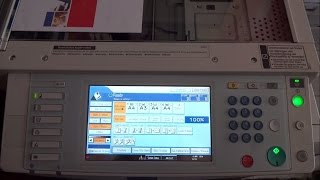 How to Scan using RICOH Copier [upl. by Hunley320]