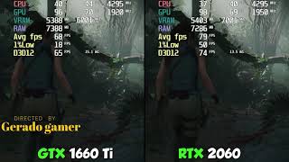 GTX 1660 Ti vs RTX 2060 TESTIANDO 8 JUEGOS [upl. by Florian]