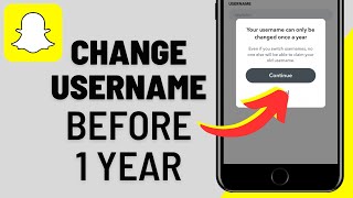 How to Change Snapchat Username Without Waiting 1 Year [upl. by Nalyd820]