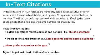 AMA Format [upl. by Leryt]