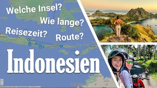 INDONESIEN URLAUB  Reiseroute amp Tipps für eine geniale Rundreise [upl. by Wilow21]