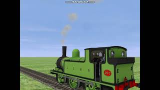 LSWR G6 vs Beattie Well Tank Racing Trainz [upl. by Nosredneh]