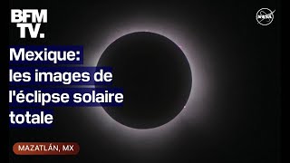 Les images de léclipse solaire totale au Mexique [upl. by Thomas]