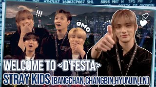 우리의 미모가 기대되는데🤭⁉️ ┃ WELCOME TO ‘DFESTA’ BEHIND Stray Kids② [upl. by Hiroko]