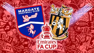 HIGHLIGHTS  FA CUP2  Margate FC v Folkestone Invicta FC H  16th September 2023 [upl. by Lockhart582]