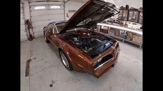 1978 Pontiac Trans Am AC upgrade Installing an Old Air Products Compressor [upl. by Elizabeth]