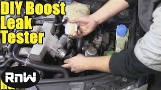 How to Make a DIY Boost Leak Tester  Also Tips on Finding Boost Leaks [upl. by Xymenes853]