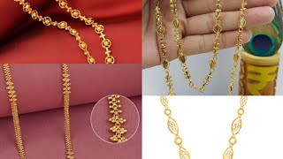 Daily wear ladies gold chaingold youtube viral chain [upl. by Metah]