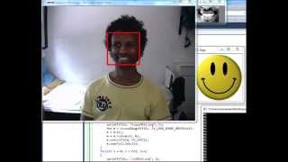 OpenCV Smile Detector at unimi [upl. by Yokoyama]