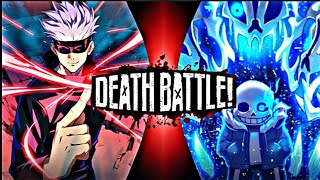 gojo vs sans death battle fan made trailer Undertale vs jjk [upl. by Kai]