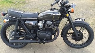 1971 CB350 Honda all blacked out [upl. by Elspeth]