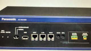 Hard Reset Panasonic KXNS1000 Server [upl. by Elleinnod]