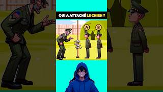 Qui a attaché le chien  🐕 quiz heroquiz animation enigmes shorts tiktok humour devinette [upl. by Shulamith]