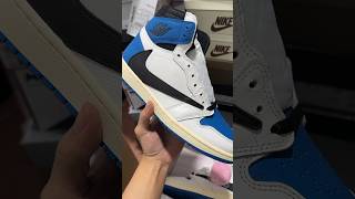 Fragment Design × Travis Scott × Jordan Air Jordan 1 sneakers ljrairjordan1 [upl. by Bein]