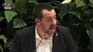 Violenza ultrà la conferenza stampa di Matteo Salvini [upl. by Jannery]