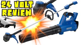 Kobalt 24 Volt Weed Eater  Leaf Blower Combo Review [upl. by Amathist]