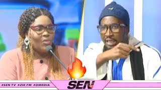 « Li Dethié Fall def… » Débat houleux entre Abou Diallo et Ndeye Fatou Ndiaye [upl. by Silma]