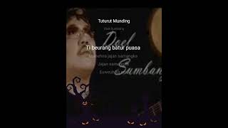 tuturut munding karaoke Doel Sumbang  pop sunda [upl. by Cyrilla]