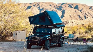 3 nights winter overlanding in the Big Bend backcountry BIG BEND PART 2 [upl. by Wun]